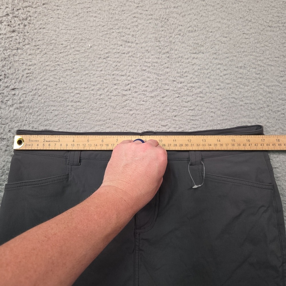 Eddie Bauer Adventurer 2.0 Skort Skirt Womens 10 Gray Stretch Performance Hiking - Picture 9 of 15